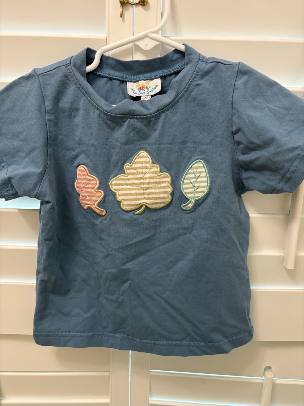 Busy Bee Smocks fall leaf shirt